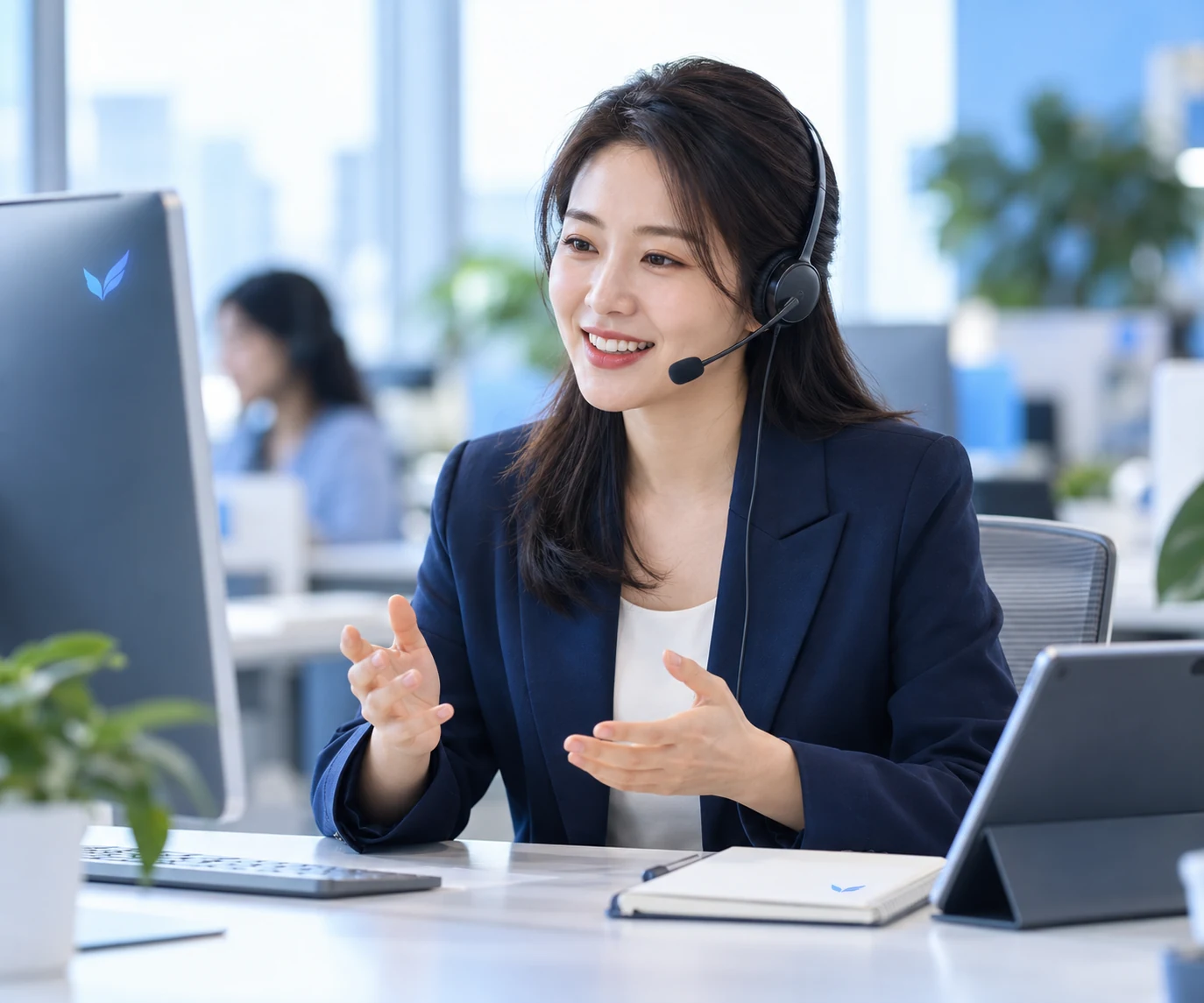 企雀服务支持示意图